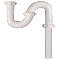 PP20943 PVC Slip Joint S-Trap, 1.25 In.