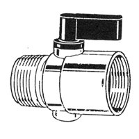 PP22508 Plastic Shower Adapter Control