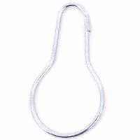 PP22525 Snap-Fit Shower Curtain Pin, 1.37 In.