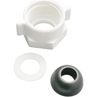 PP23549 Plast Ballcock Nut, 0.625 x 0.5 In.