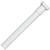 PP42-8W Slip Joint Extension Tube, White - 1.25 x 8 In.