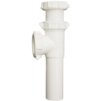 PP66-8W End Outlet Tee 1.5 in. - White