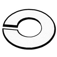 PP811-10 Floor And Ceiling Plate Chrome - 1 In.
