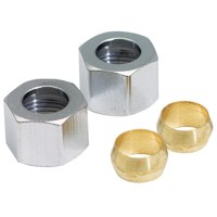 PP81PC Compression Nut 0.38 In.