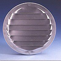 RL-1004 4 in. Round Aluminum Screen Louver