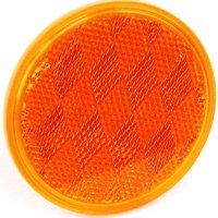 Picture of United States Hardware RV-660C 3 in. Amber Reflector
