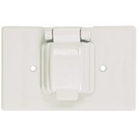 Picture of Cooper Wiring S1961W-SP Single Receptacle & Switch Cover