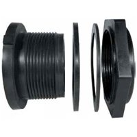 Green Leaf TF12P-E Poly Tank Fitting- - 0.5 In.