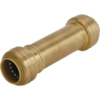 1 in. Push X 1 in. D Push Brass Slip Coupling