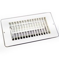 V-102WB 4 x 8 in. White Metal Register