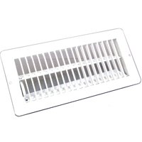 V-103WB 4 x 10 in. White Metal Register