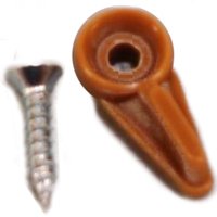 WP-8831H Brown Storm-Screen Clip-Screw 50 Bag