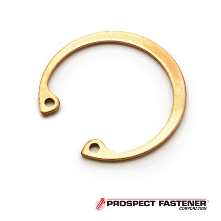 HO-31BC .31 in. Diameter Internal Retaining Ring .015 in. Thick Beryllium Copper Plain Pack -  100 Pieces
