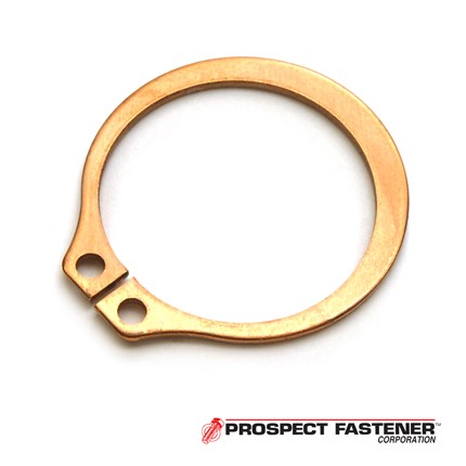SH-43BC .43 in. Dia. Basic External Ring .025 in. Thick Beryllium Copper Plainpack -  50 Pieces