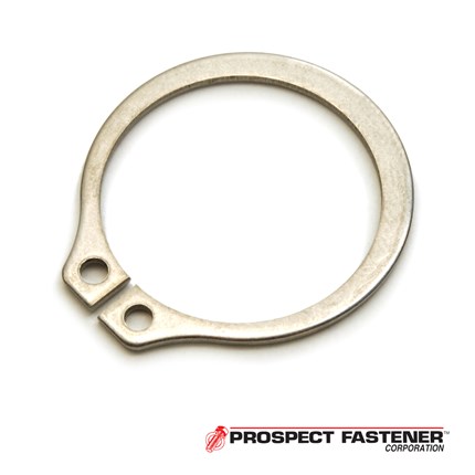 SH-62SS .625 in. Dia. Basic External Ring .035 in. Thick Stainless Steel Passivatedpack - 50 Pieces