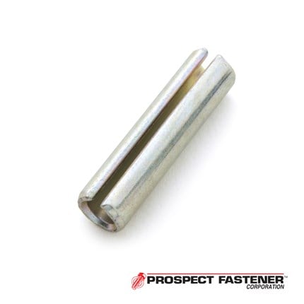 Slotted Spring Pin - Carbon Steel Zinc Plated - 100 Pieces