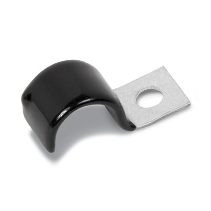 CHV0609Z1 .31 in. Diameter Vinyl Cushion Half Clip .281 Screw Hole Diameter  100 Pieces