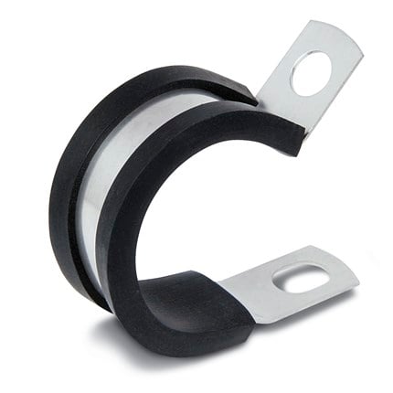 COL4009Z1 2.5 in. Dia. Medium Duty Rubber Cushion Clamp - 25 Pieces