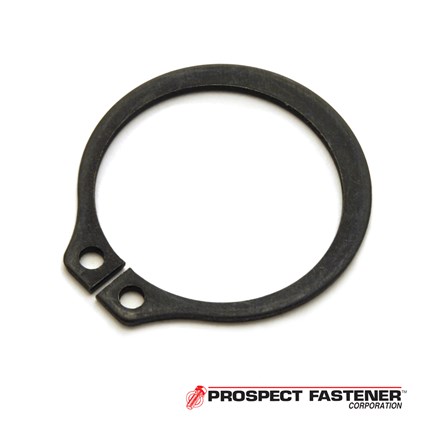 SH-243ST PA 2.44 in. Diameter Basic External Ring Carbon Steel Black Phosphate Pack - 25 Pieces