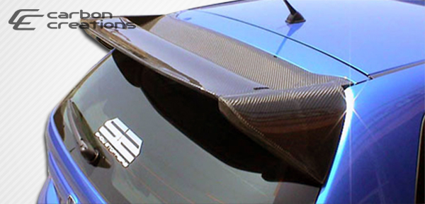 Picture of Carbon Creations 102920 2002-2005 Honda Civic Si Hb Type M Roof Window Wing Spoiler