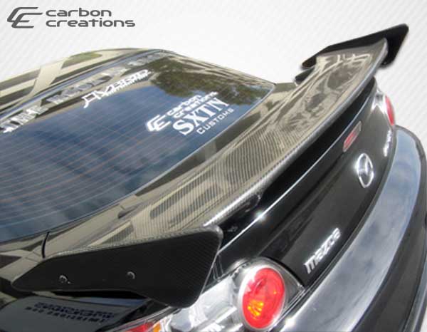 Picture of Carbon Creations 102949 Universal Sniper Wing Trunk Lid Spoiler - 3 Piece