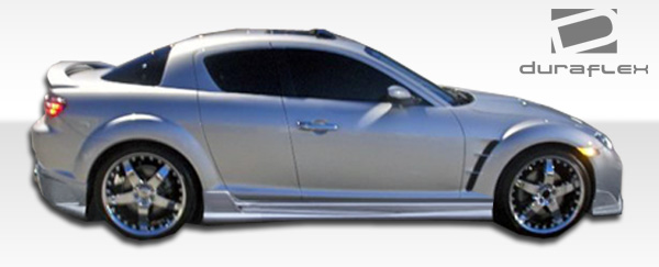 2004-2011 Mazda RX-8 Raven Side Skirts Rocker Panels