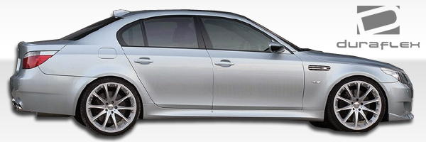 104422 2004-2010 BMW 5 Series E60 M5 Look Side Skirts Rocker Panels - 2 Piece