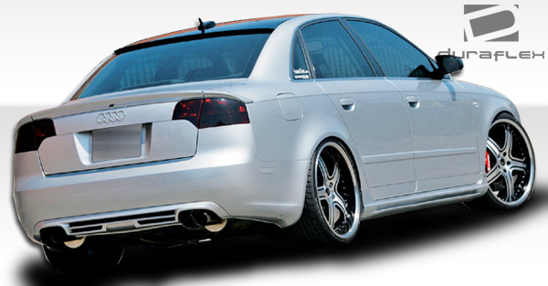 105032 2002-2008 Audi A4 S4 4Dr Wagon A-Tech Side Skirts Rocker Panels - 2 Piece