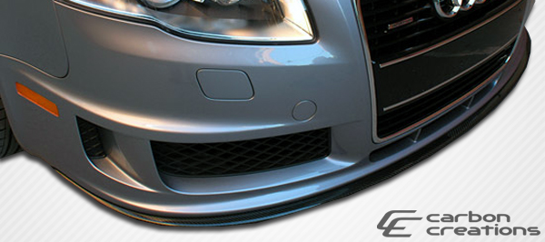 Picture of Carbon Creations 105316 2006-2008 Audi A4 2Dr 4Dr Wagon Dtm Look Front Under Spoiler Air Dam Lip Splitter