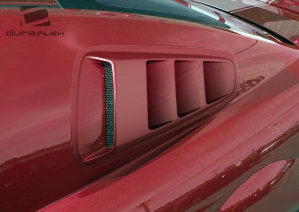105867 2010-2014 Ford Mustang Hot Wheels Window Scoop - 2 Piece