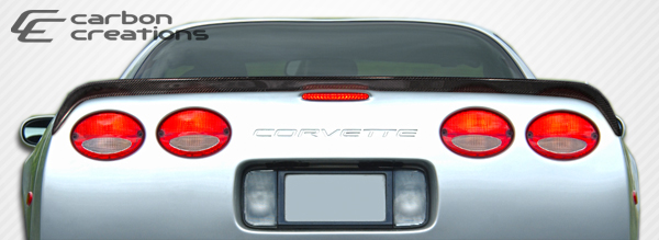 Picture of Carbon Creations 106045 1997-2004 Chevrolet Corvette S-Design Wing Trunk Lid Spoiler