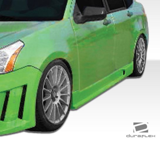 2008-2011 Ford Focus 4Dr Piranha Side Skirts Rocker Panels