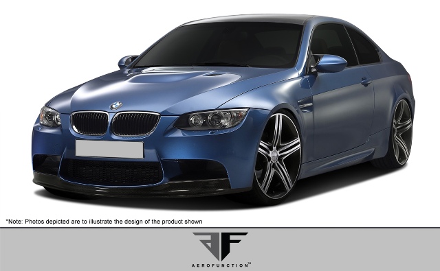 Picture of Aero Function 106808 2008-2013 BMW M3 E90 E92 E93 Af-1 Front Add-On Spoiler Cfp