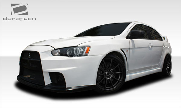 107006 2008-2014 Mitsubishi Lancer Evo X Look Body Kit - 13 Piece -  Duraflex