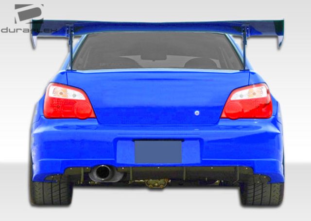 107270 2006-2007 Subaru Impreza WRX Sti 4Dr Gt500 Wide Body Rear Bumper Cover -  Duraflex