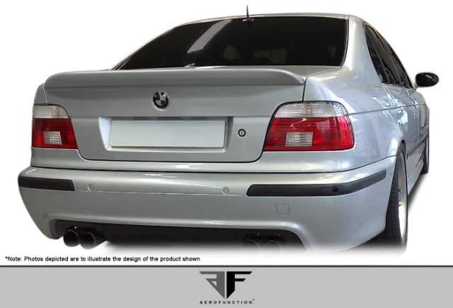 Picture of Aero Function 107415 1997-2003 BMW 5 Series E39 4Dr Af-1 Trunk Spoiler Gfk