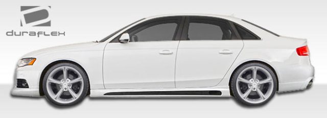 2009-2014 Audi A4 S4 4Dr Wagon R-1 Side Skirts Rocker Panels