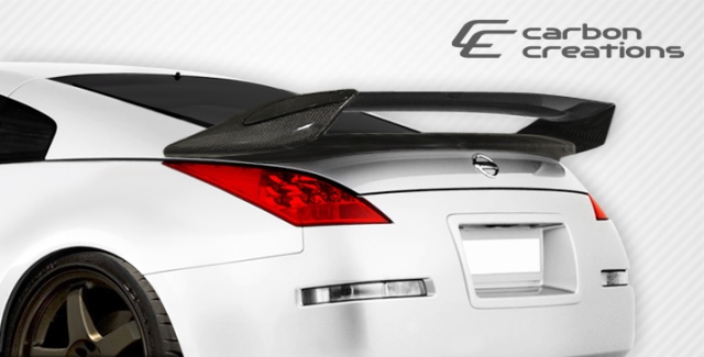 Picture of Carbon Creations 107697 2003-2008 Nissan 350Z 2Dr Coupe N-2 Wing Trunk Lid Spoiler