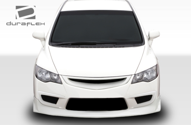 2006-2011 Honda Civic 4Dr Jdm Type Js Type R Conversion Front Lip Under Spoiler Air Dam