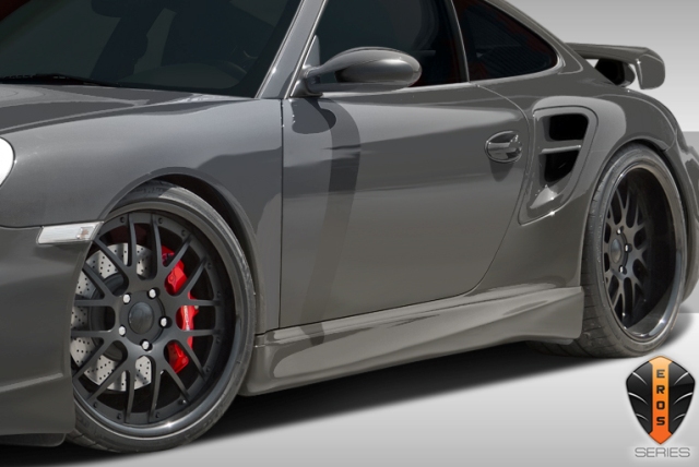 2005-2012 Porsche 997 991 C4 C4S Turbo Eros Version 1 Side Skirts Rocker Panels