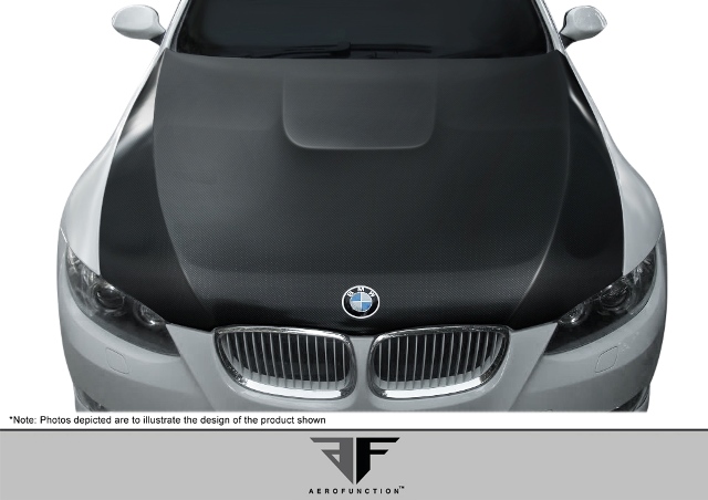 Picture of Aero Function 107899 2007-2010 BMW 3 Series E92 E93 Convertible 2Dr Af-2 Hood Cfp