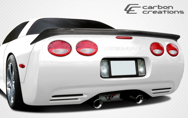 Picture of Carbon Creations 108124 1997-2004 Chevrolet Corvette Ac Edition Rear Wing Trunk Lid Spoiler