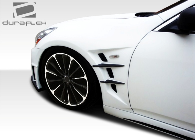 108243 2007-2013 Infiniti G Sedan G25 G35 G37 W-1 Fenders - 2 Piece -  Duraflex