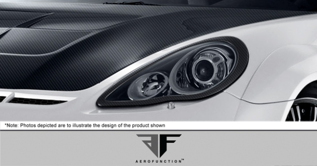 2010-2013 Porsche Panamera Af-1 Wide Body Eye Lids Cfp - 2 Piece