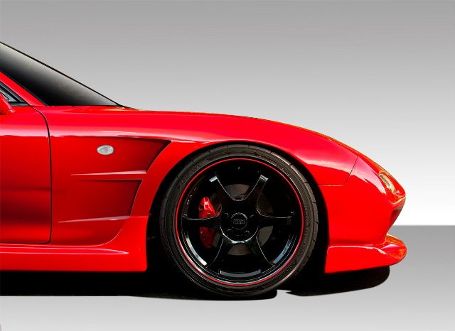 109059 1993-1997 Mazda RX-7 B-Sport 25Mm Front Fenders - 2 Piece