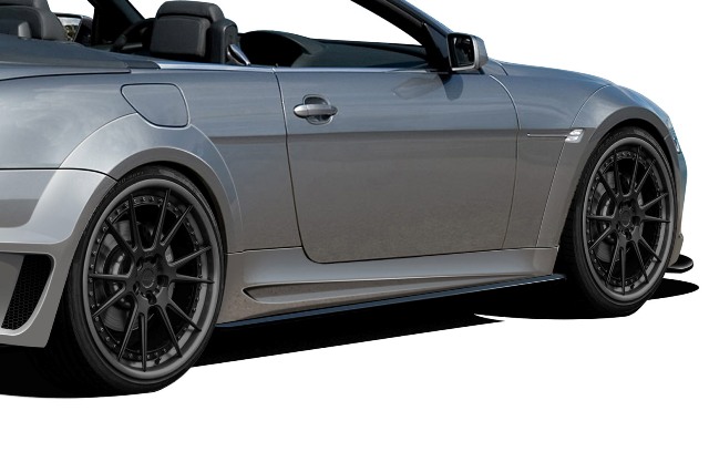 2004-2010 BMW 6 Series E63 E64 2Dr Convertible Af-2 Wide Body Side Skirts Rocker Panels - 2 Piece