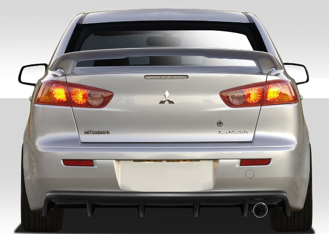 2008-2014 Mitsubishi Lancer 4Dr M Power Rear Diffuser