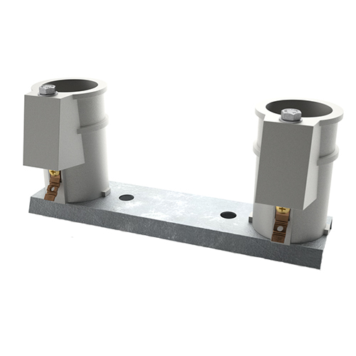 PC-4008-P 4 In. Deck Cycolac Anchor Channel Mount Set