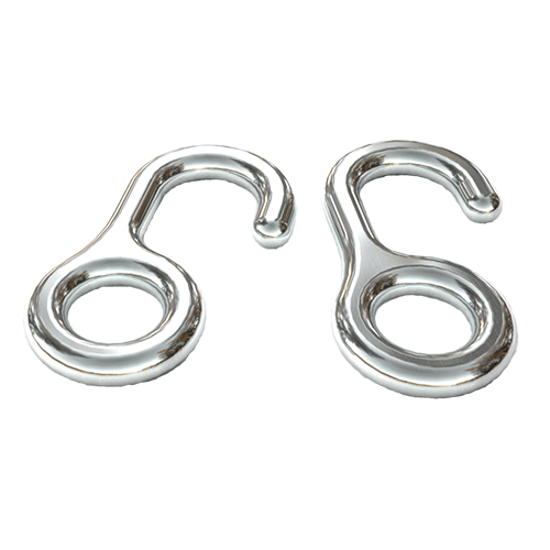 PH-55 0.75 In. Bronze Chrome Plated S Hook