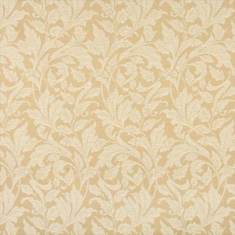 Picture of Designer Fabrics F601 54 in. Wide Beige&#44; Floral Leaf Outdoor&#44; Indoor&#44; Marine Scotchgarded Fabric